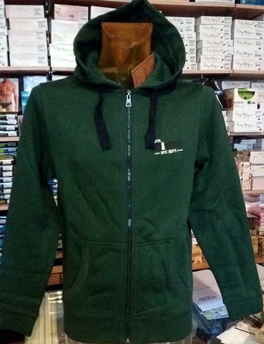 Felpa uomo Baci & Abbracci in cotone con stampa, tasche e cappuccio art BAM2327 - Picture 1 of 9