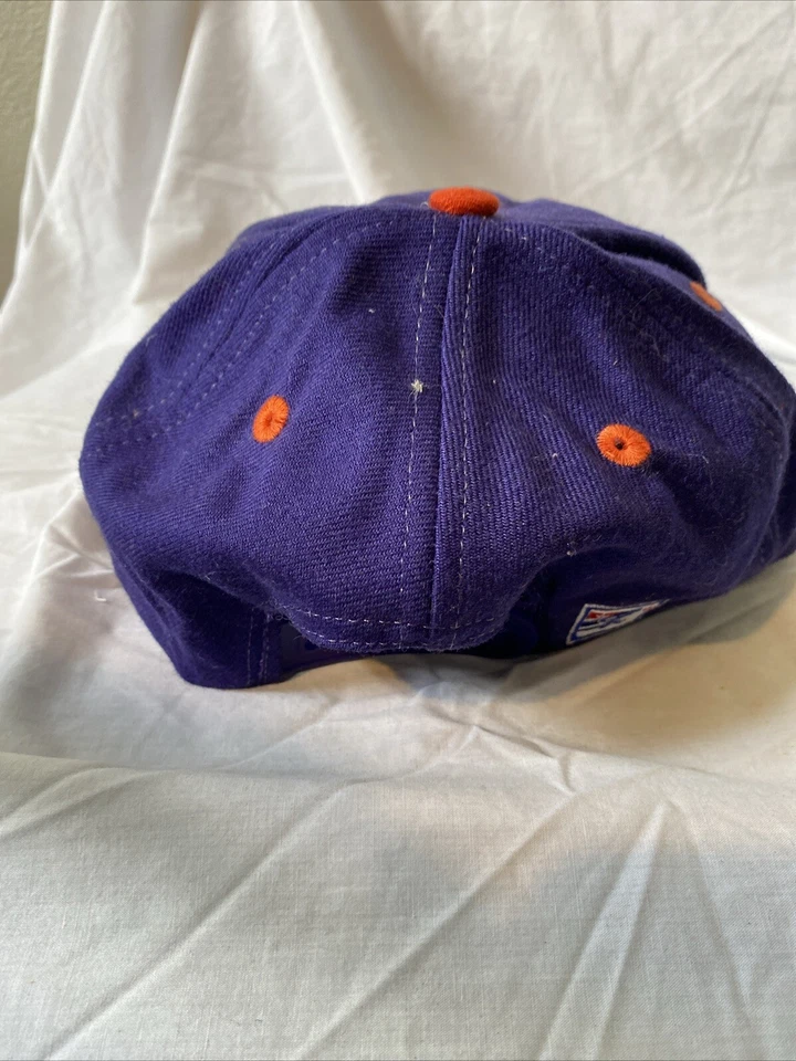 罕见 90 年代霍巴特学院政治家棒球帽可调节平沿帽复古 — 第 3/4 张图片