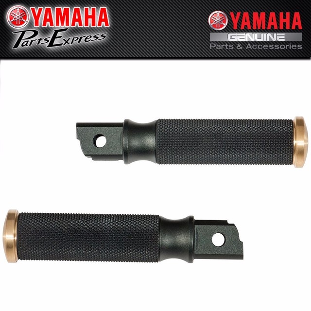 YAMAHA VSTAR ROAD STRYKER CUSTOM BRASS PASSENGER FOOT PEGS 1TPF74M0V000 eBay