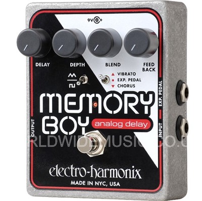 EHX Electro Harmonix MEMORY BOY Analog Delay Chorus Vibrato Gitarreneffektpedal