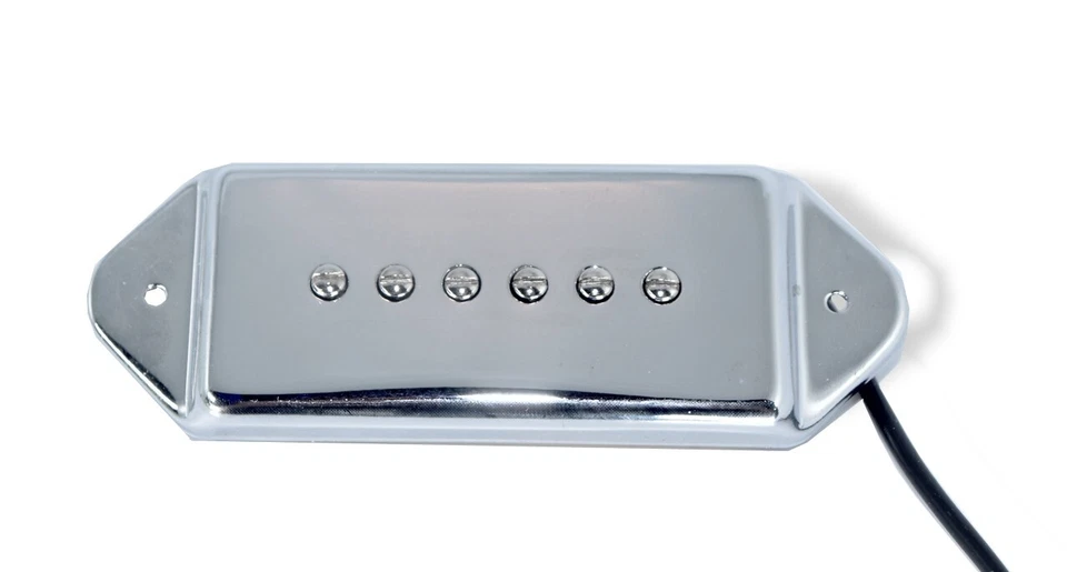 Pickup P9 Dogear Neck Bridge Set 7.5K adjustable pole Chrome 081082CH - Image 3 of 4