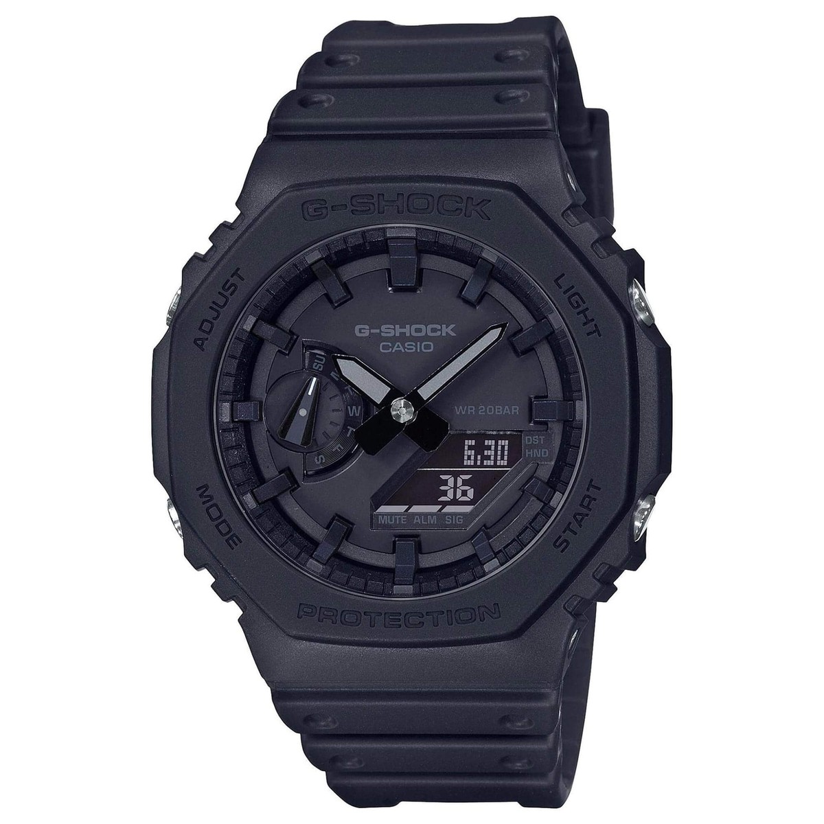 最終値下げ　CASIO G-SHOCK GA2100 5611 ブラック Casio G-shock Wrist Watch for Men - GA21001A1 for sale