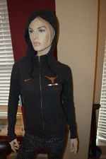 Texas Longhorns TX UT NCAA WOMEN'S Black Nike Hooded Sweatshirt SIZE XS-XL NWT
