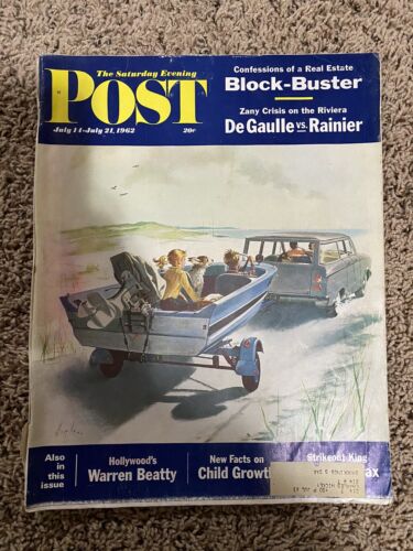 Vintage Post Magazine 1962 Hollywood’s Warren Beatty Photographs VG - Picture 1 of 1