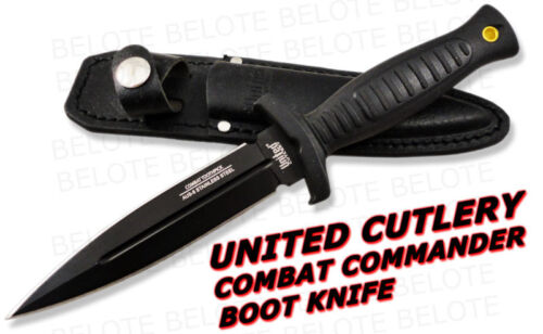United Cutlery Combat Commander Boot Knife w/ Sheath UC2698 NEW - Photo 1 sur 2