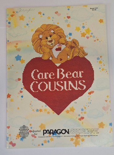 Care Bear Cousins Cross Stitch Pattern Paragon Book 1985