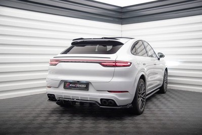 Maxton Design Heckspoiler Lippe passend für Porsche Cayenne Coupe Mk3 schwarz Ho