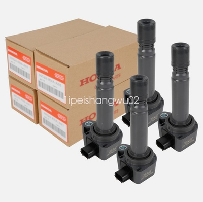 #ad Genuine 4PCS Ignition Coils 30520 RNA A01 UF582 For 2006 2011 HONDA CIVIC 1.8L $45.99