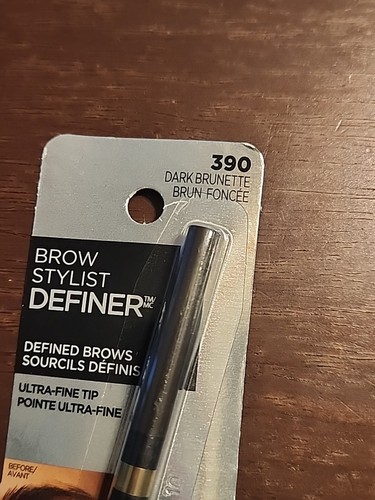 L'Oreal Paris Brow Stylist Definer Eyebrow Pencil, Dark Brunette 390, 0.003 oz - Picture 2 of 5