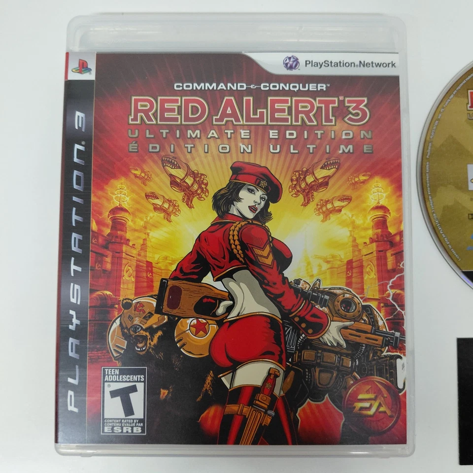 Command & Conquer: Red Alert 3 - Ultimate Edition (Sony PS3, 2009) - CIB Manual - Image 2 of 4