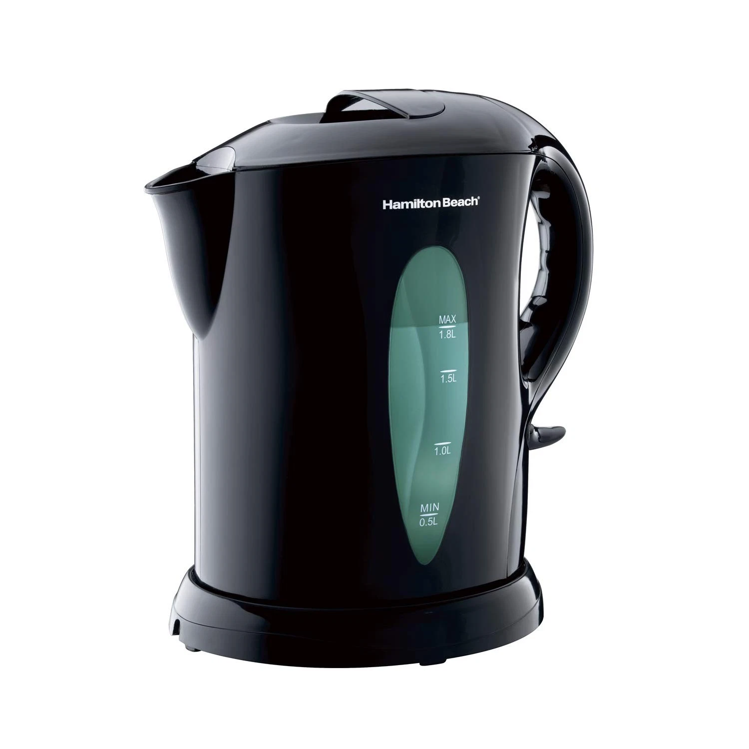 Hamilton Beach Electric Tea Kettle 1.8L 1500W Fast Boil Cordless Black