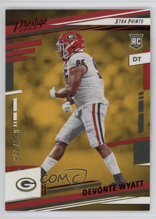 2022 Panini Prestige Rookies Xtra Points Red 24/449 Devonte Wyatt Rookie RC 1u5y