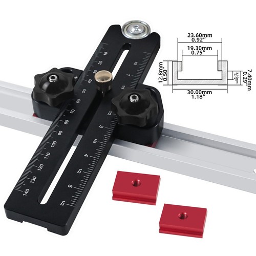 Table Saw Accessories For Precision Cutting Millimeter And Inch Scales - Picture 5 of 12