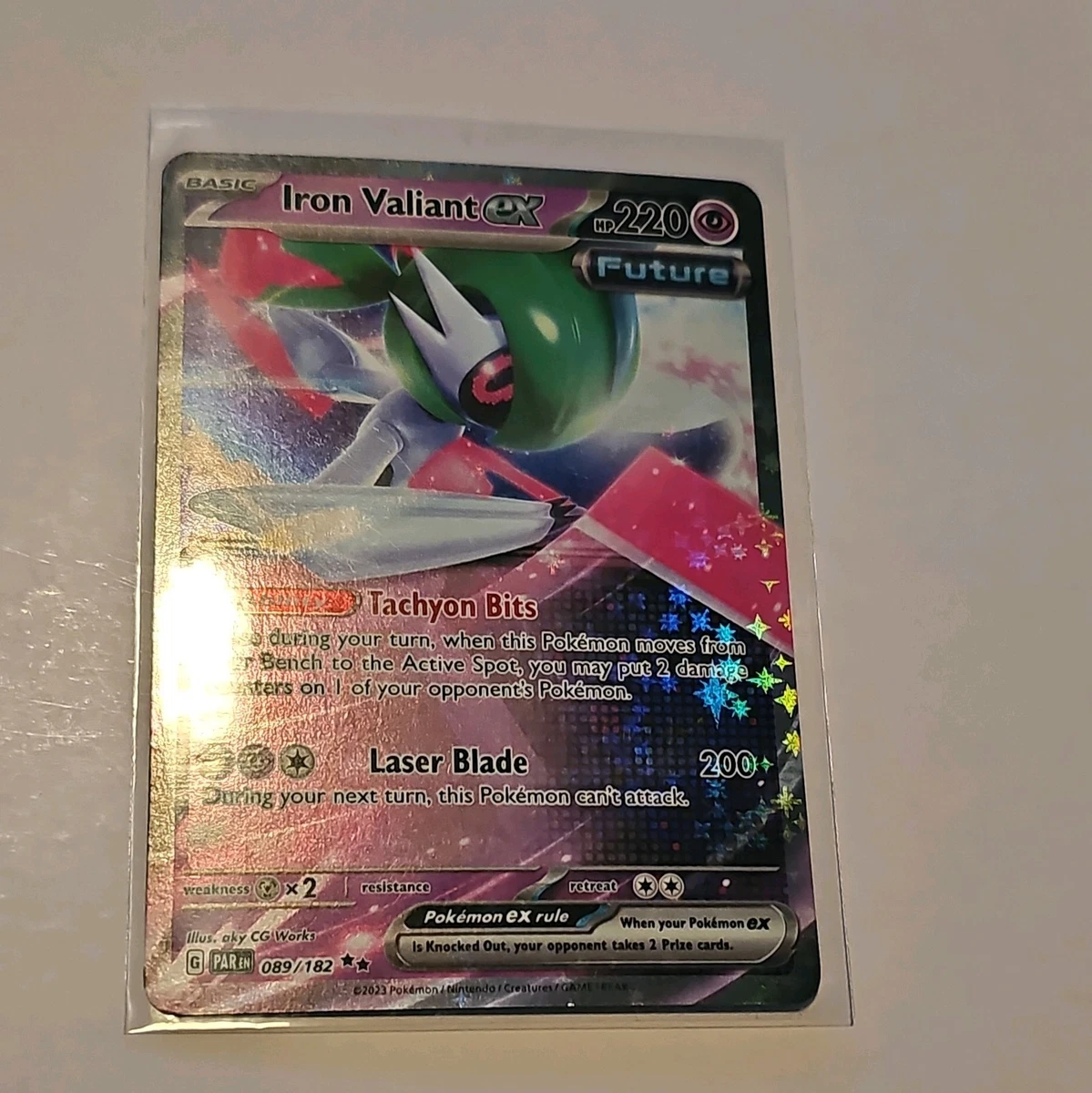 Iron Valiant Ex 089/182 SV04: Paradox Rift for sale | eBay