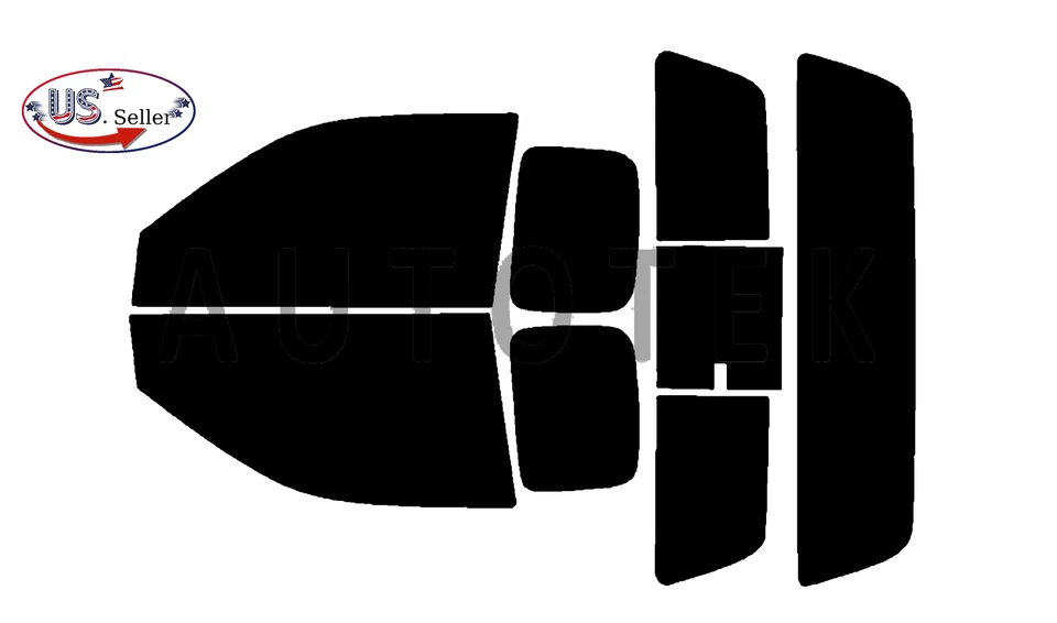 Película de ventana precortada para todos los lados para Chevrolet Colorado cabina extendida 2004-2012 tinte Foto 2 de 4