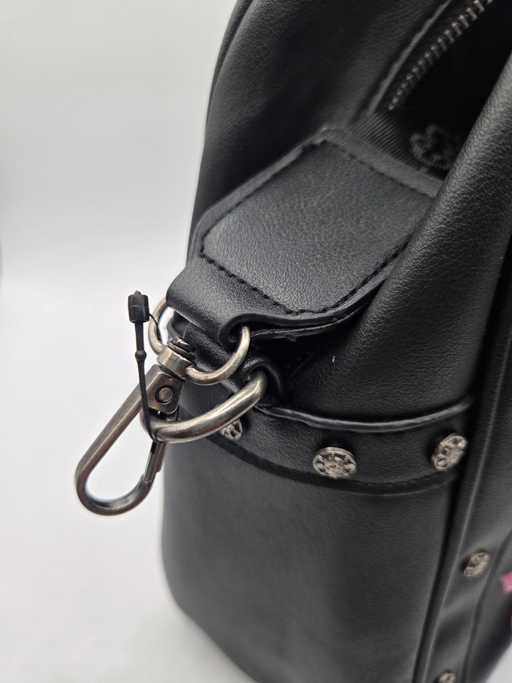 NWT Ed Hardy Love Eternal Tattoo Satchel Bag Skull Flowers Y2K Style ...