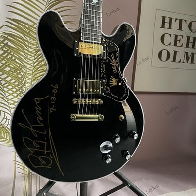 BB King 335 Semi-Hollow Body  Electric Guitar Stainless Steel Rounded Fret Black