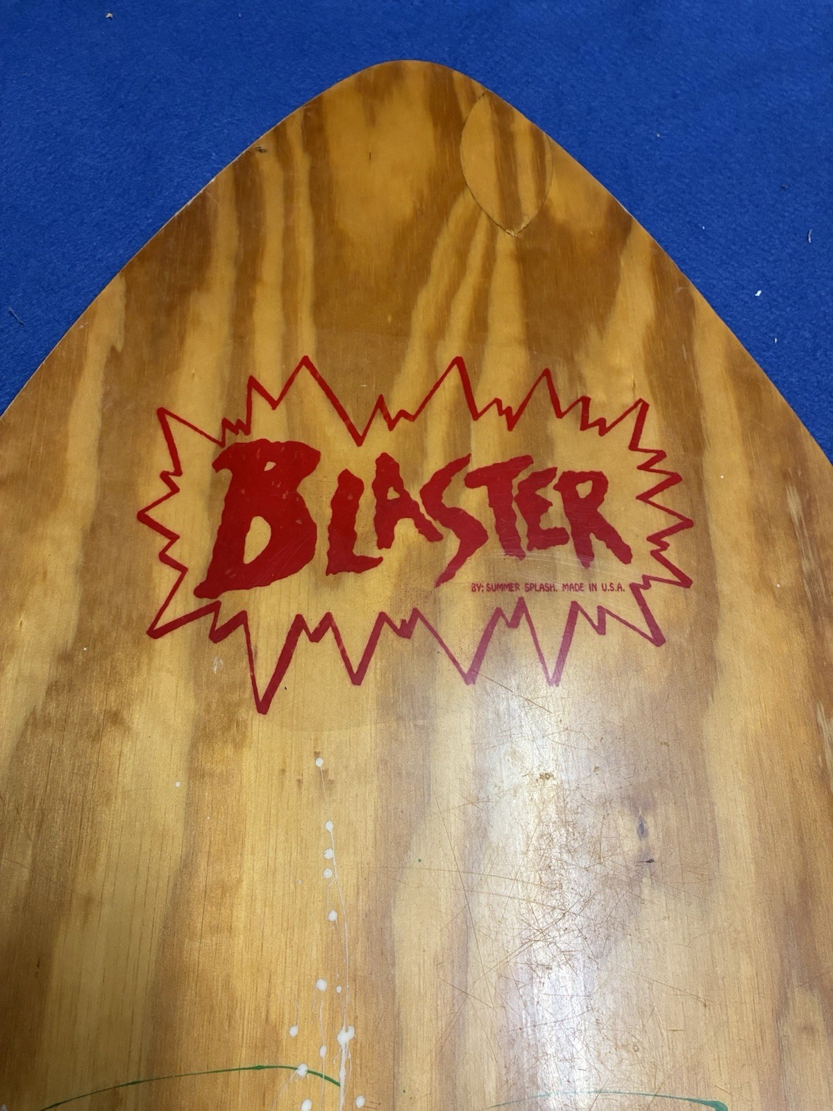 Summer Splash Blaster  Skimboard   34-1/2" x 19-1/2"   Has a few chips and dings