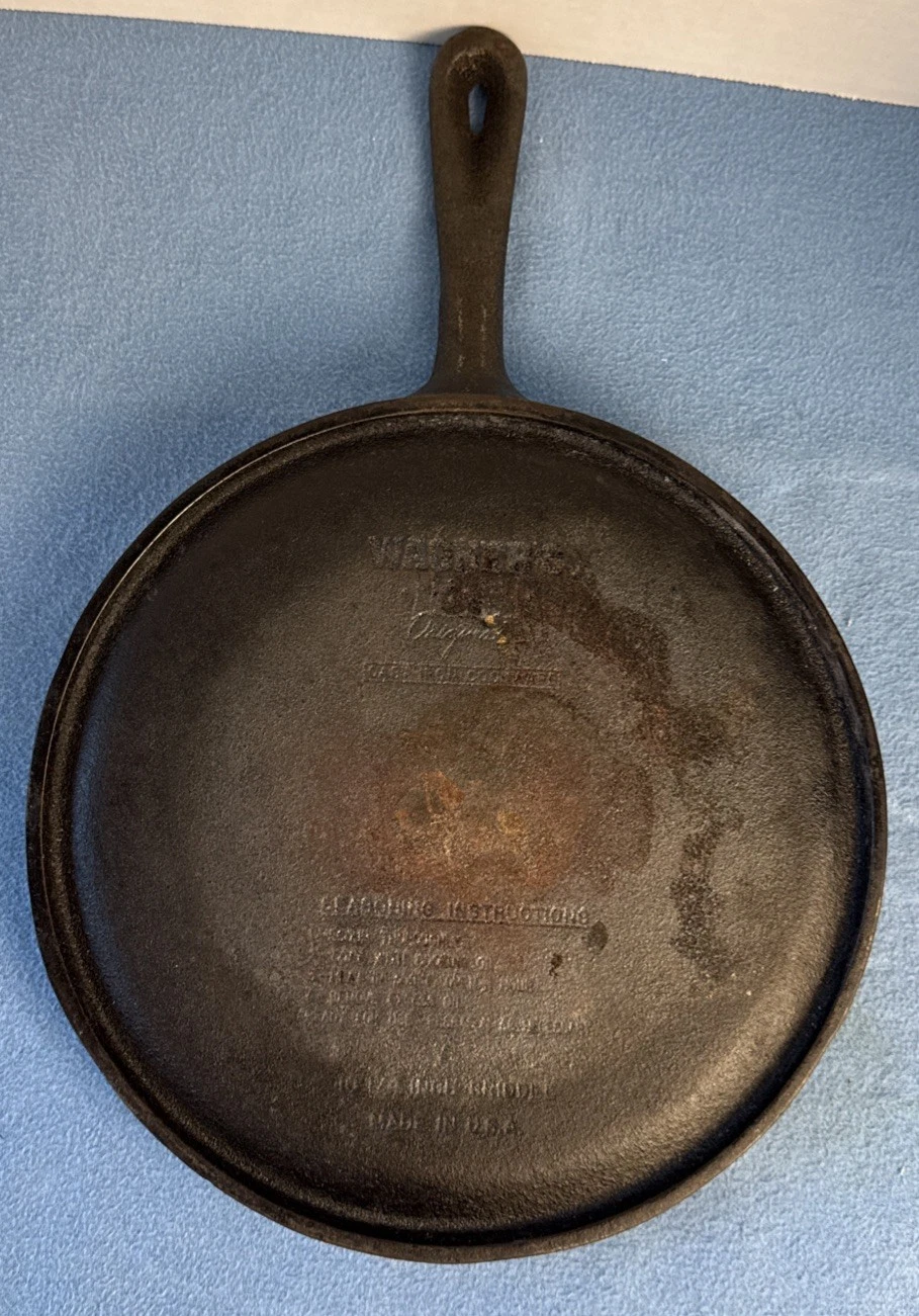 1891 Wagner’s 10 1/4 Inch Round Cast Iron Skillet Griddle Made in USA
Opens in a new window or tab