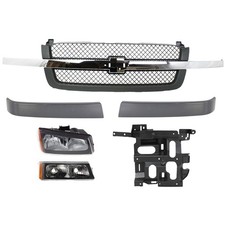 Grille For 2003-2006 Chevrolet Silverado 1500 2007 Headlamp Turn Signal Lamp Kit