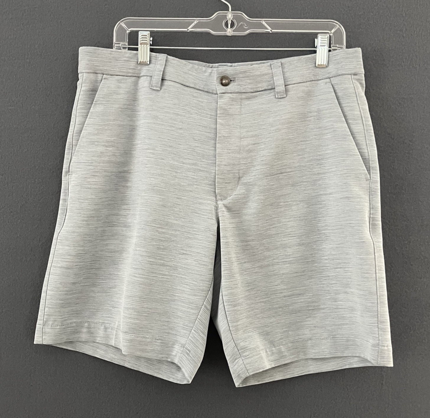 Shorts Men's Size 34 Light Gray Opti Dri Performance Stretch Waist