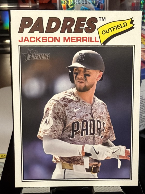 2026 Topps Heritage #351 Jackson Merrill PADRES 