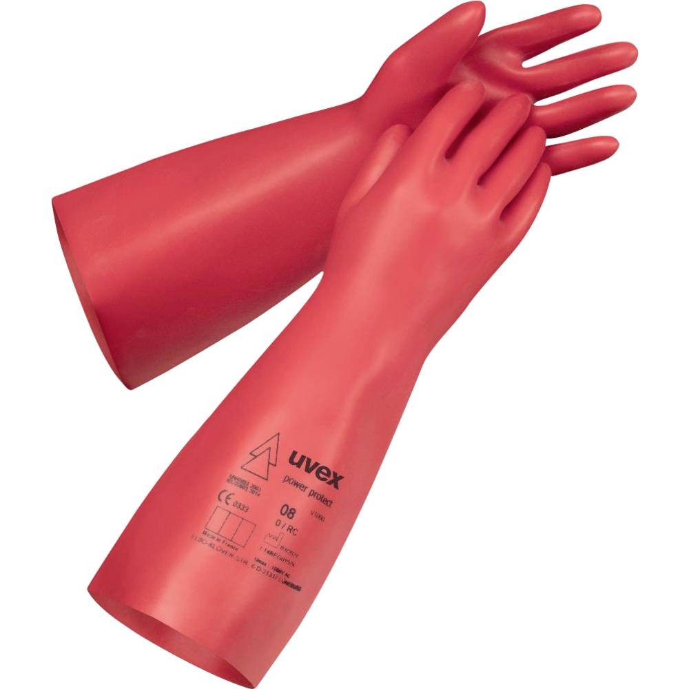 Gants d'électricien uvex power protect pour chantiers de rénovation et réseaux