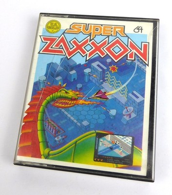 Commodore 64 C64 Spiel -- SUPER ZAXXON (Sega/U.S. Gold) -- Tape