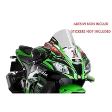 PUIG SCREEN R-RACER FOR KAWASAKI ZX-10RR NINJA PERFORMANCE 17-18 TRANSPARENT