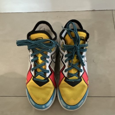 Nike LeBron 18 Low Stewie Griffey Colorblock Basketball Sneakers Yellow