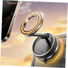 2025 Upgraded Vacuum Suction Cup Phone Mount [89+LBS Strongest Satin Black