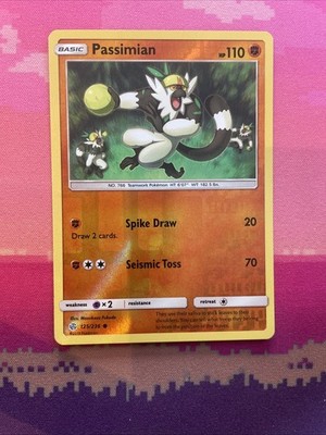 Pokemon Karte Passimian Cosmic Eclipse Reverse Holo Common 125/236 Near Mint