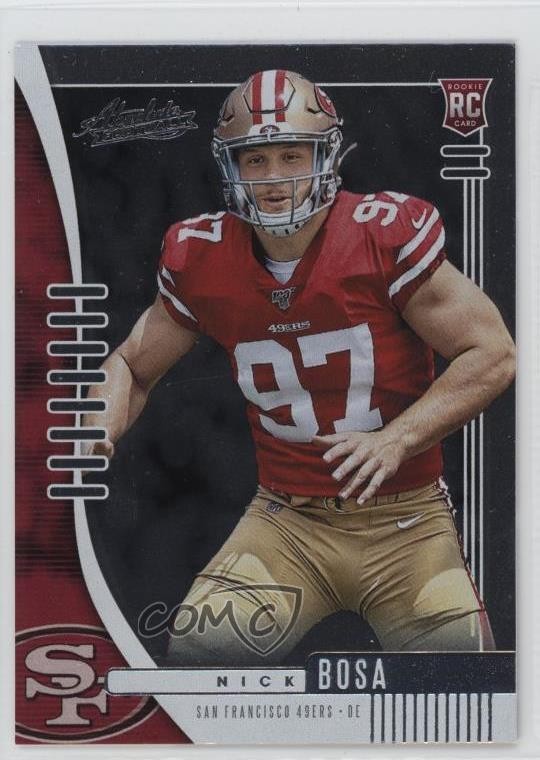 2019 Panini Absolute Rookie Nick Bosa #131 1ol5