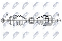Nty Antriebswelle Gelenkwelle Vorne Rechts NPW-BM-157