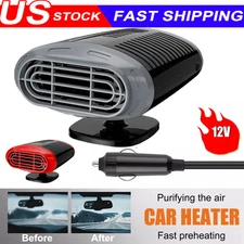 1000W Heater Portable Heating Cooling Fan Defroster Demister for Car Truck 12V