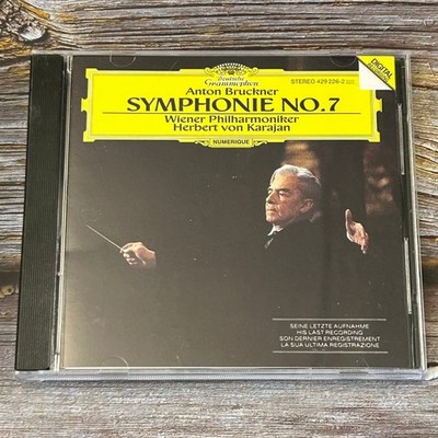 Bruckner – Symphonie No. 7 CD 1990 Karajan Last Recording