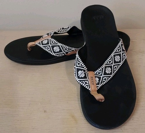 Women's REEF Cushion flip flop thong sandals, W 11 - (A-20) - 第 1/15 張圖片