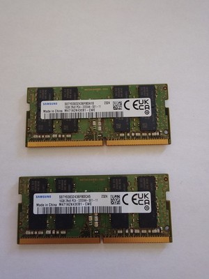 Samsung 2x16GB 2RX8 DDR4 3200AA PC4-3200Mhz SODIMM - 260 pin Laptop Speicher RAM