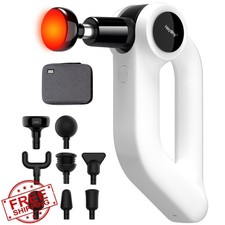 HEYCHY Massage Gun with Heat White 12mm Amplitude