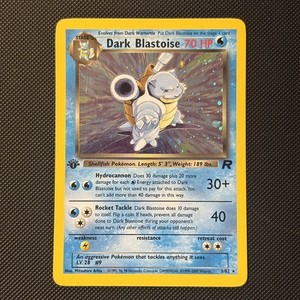 Dark Blastoise 3/82 1st Edition Team Rocket Holo Rare Pokémon TCG