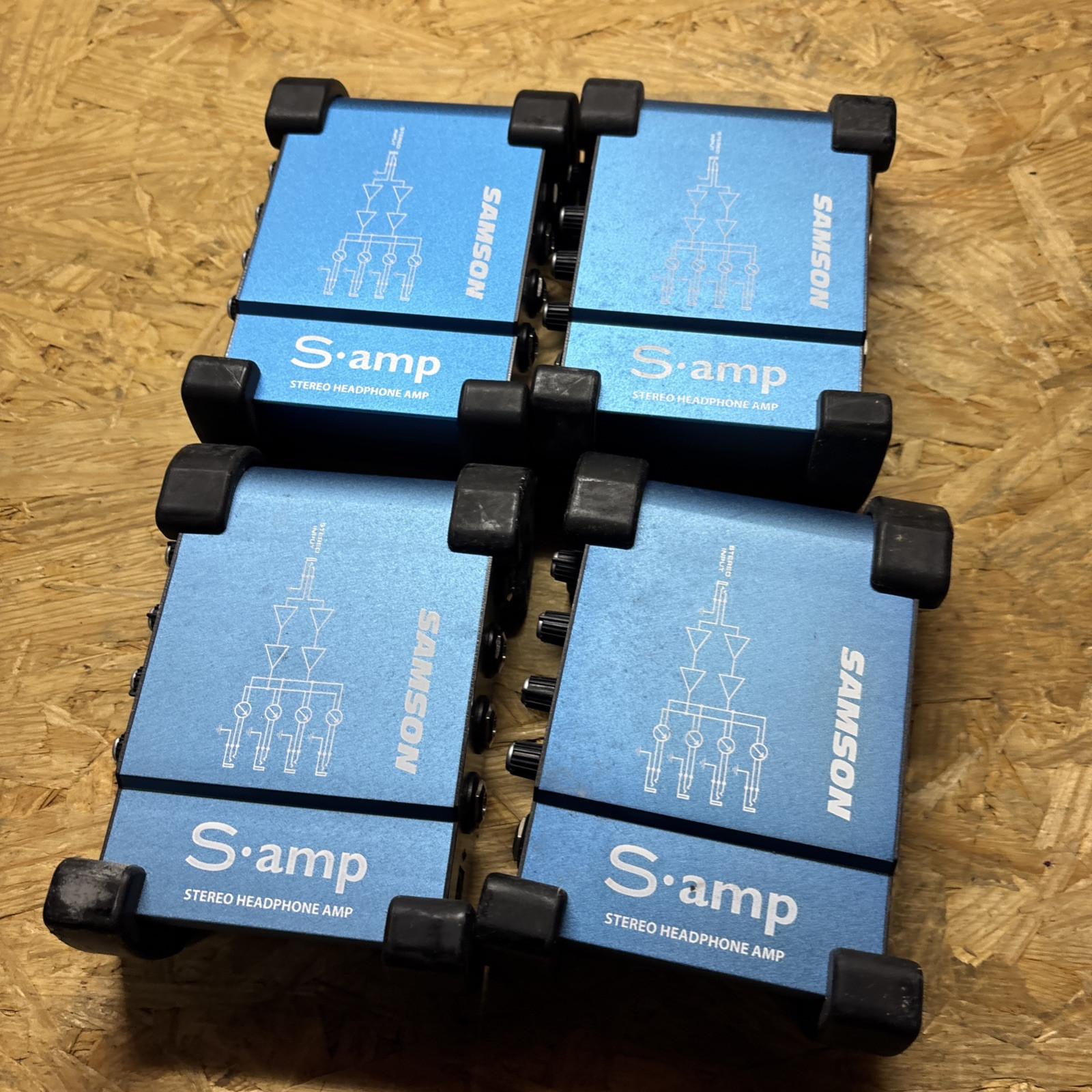 Samson S.amp Stereo Headphone Amp LOT OF 4