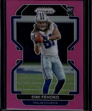 2021 Panini Prizm Pink #371 Simi Fehoko Dallas Cowboys Rookie