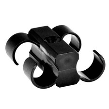 Ccd04 Dual Cable Clip Clamp Fastening Wire Management 4 Pack dual 1/0 Gauge