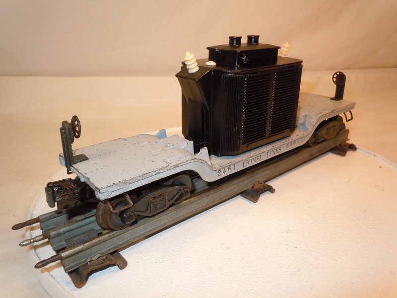 Lionel 2461 Transformer Car Depressed Center Flat Operator Grade