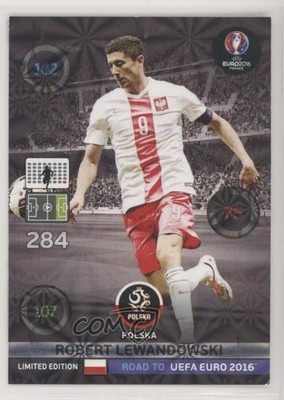 2015 Adrenalyn XL Road to UEFA Euro 2016 Limited Edition Robert Lewandowski 0l9o