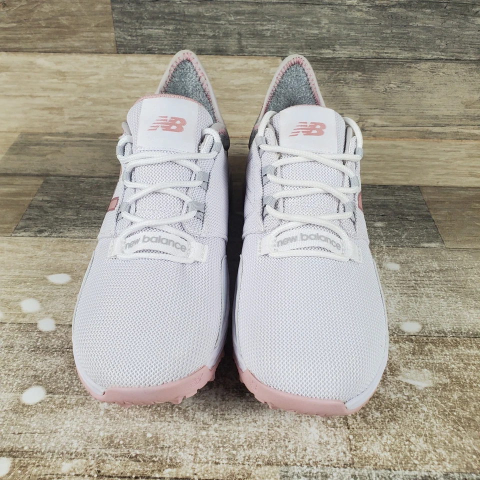 New Balance Fresh Foam ROAV 女式高尔夫鞋 7.5 跑步灰色系带运动鞋 — 第 2/4 张图片