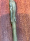 Antique Carved Celadon Jade Chinese Mouthpiece Pipe.Carved Dragon — photo 5