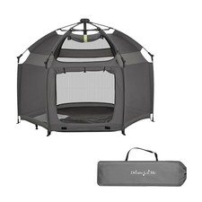 Dream On Me Pop Up Children Playpen in Charcoal