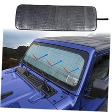 Windshield Sun Shade Foldable Sun Visor Aluminum Foil Sunshade Interior
