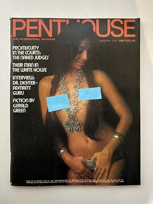 Penthouse Magazine January 1974 Vintage Pin-up Tobacco Ad International